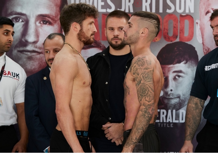 Photos Lewis Ritson Robbie Davies Set For Grudge Match Boxing News